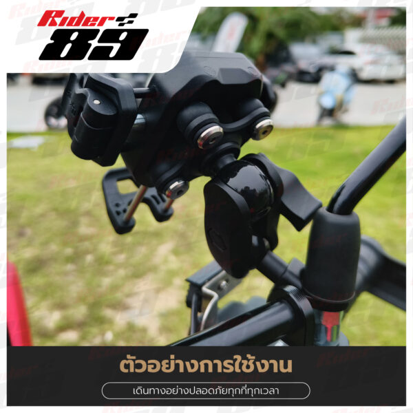 Mototecรุ่นPro ที่จับมือถือปลดไวกันสะเทือนสำหรับมอเตอร์ไซค์รับประกัน 1ปี - Image 12