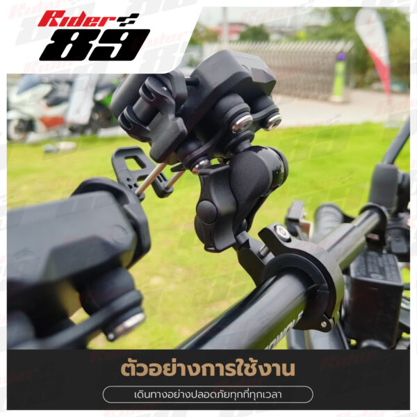 Mototecรุ่นPro ที่จับมือถือปลดไวกันสะเทือนสำหรับมอเตอร์ไซค์รับประกัน 1ปี - Image 7