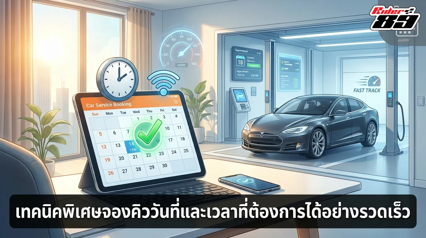 เทคนิคพิเศษในการจองคิวให้ได้วันและเวลาที่ต้องการอย่างรวดเร็ว