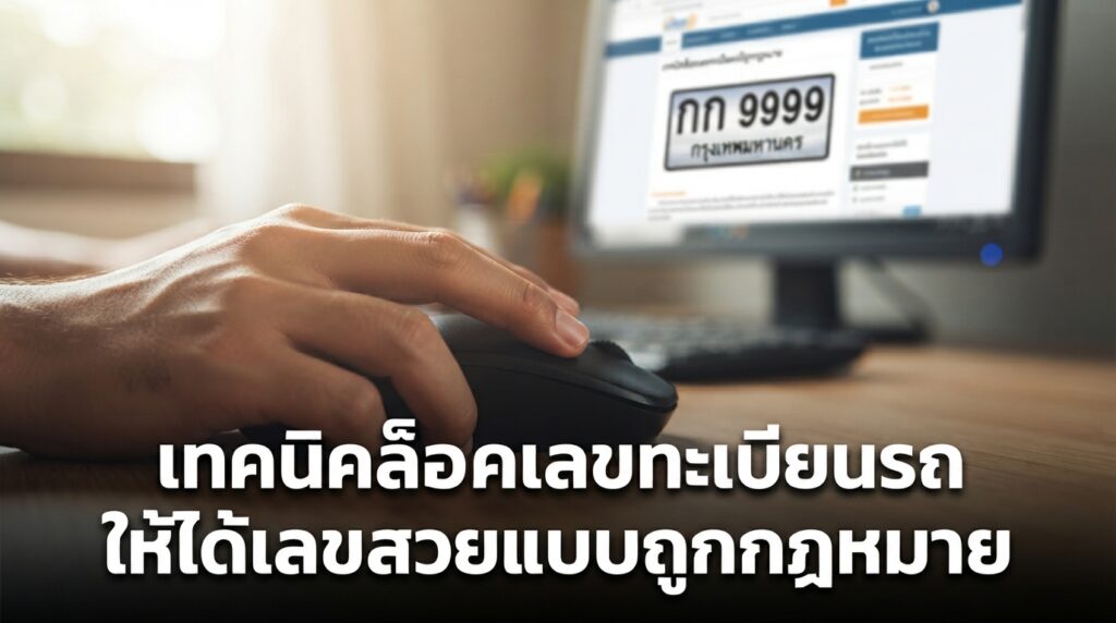 เผยเทคนิคล็อคเลขทะเบียนรถที่คุณต้องการให้สำเร็จ ไม่ว่าจะเป็นเลขมงคลหรือเลขสวย พร้อมวิธีประมูลและเตรียมตัวกดคิวอย่างถูกต้องตาม