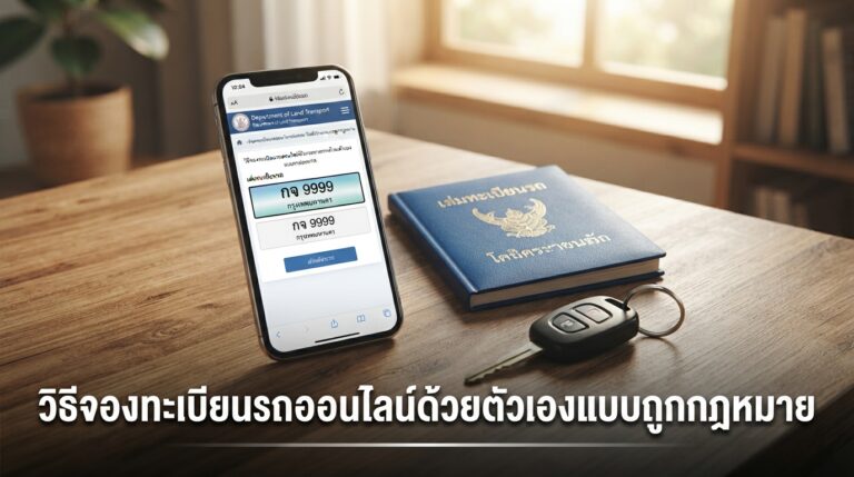 ขั้นตอนการจองทะเบียนรถออนไลน์สำหรับรถยนต์และมอเตอร์ไซค์ เตรียมเอกสารให้พร้อม ดูตารางเวลา และเคล็ดลับการเลือกเลขมงคลที่ต้องการ