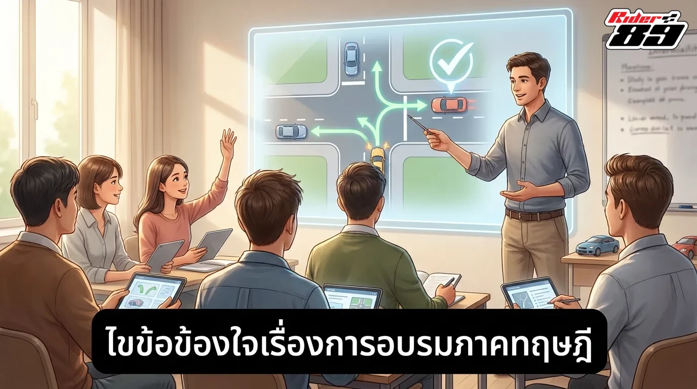 ไขข้อข้องใจเรื่องการอบรมภาคทฤษฎี